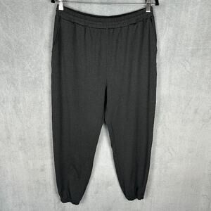 Vuori Boyfriend Sweatpants Womens Large Black Comfort Workout Lounge Stretch Gym